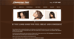 Desktop Screenshot of glamoroushair.com.au